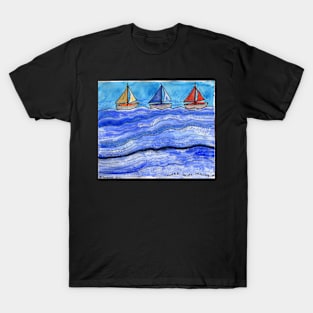 Three Ships Sailng In T-Shirt